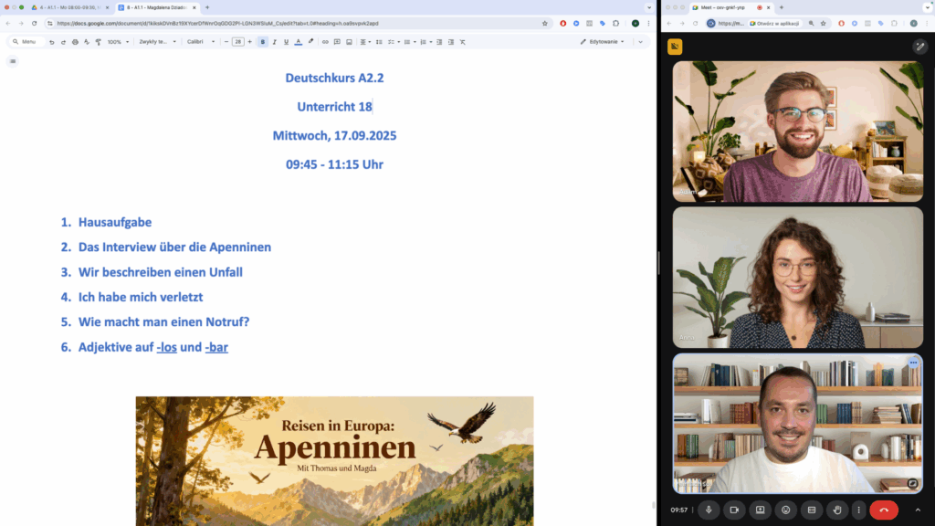 Korzystamy z Google Meet oraz Teams, a nasze lekcje online zawsze są angażujące oraz ciekawe!